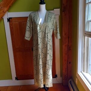 NWT Zara Green Summer Dress Caftan